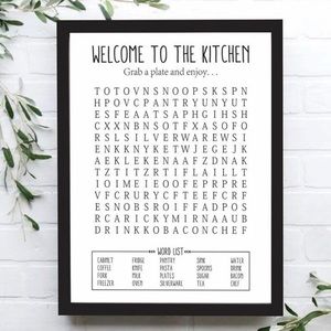 Kitchen WordSearch